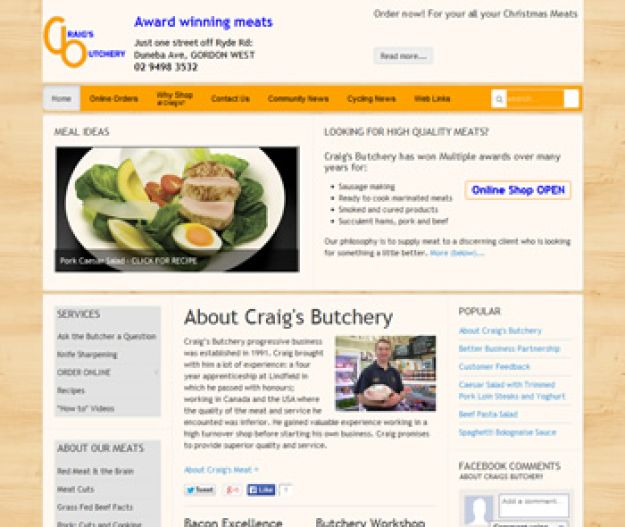 Craigs Butchery site